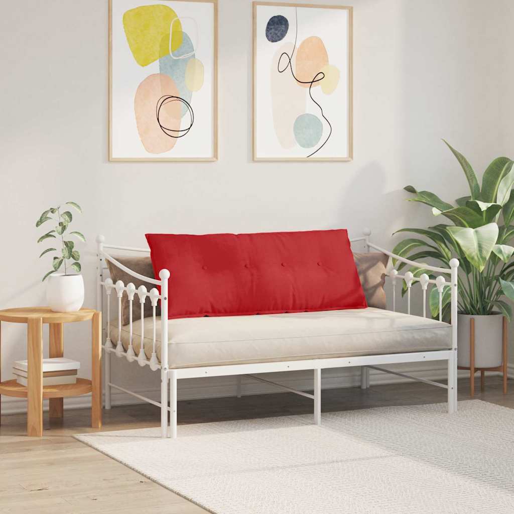 Cuscino per Schiena Rosso 120 x 19 x 50 cm Tessuto 42014799