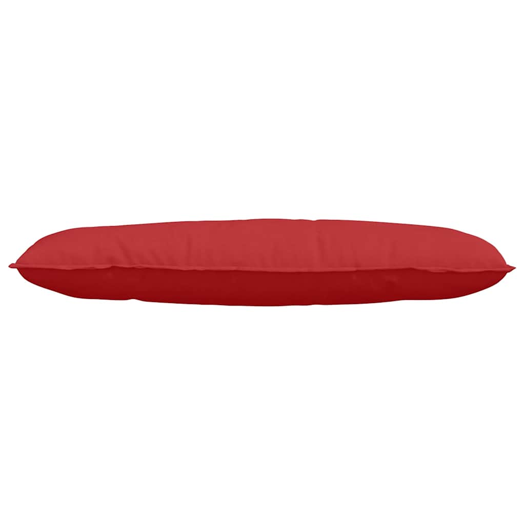 Cuscino per Schiena Rosso 120 x 19 x 50 cm Tessuto 42014799