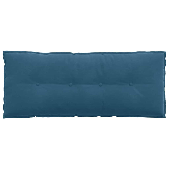 Cuscino per Schiena Blu 120 x 50 cm Tessuto in Cords 42014803