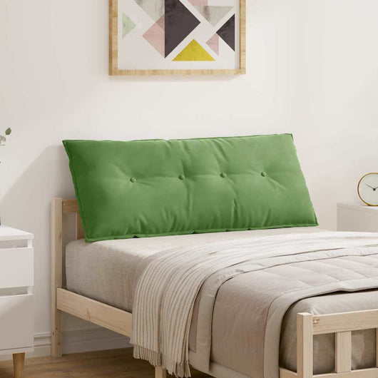 Cuscino per Schiena Verde chiaro 120 x 50 cm Tessuto in Cords 42014807