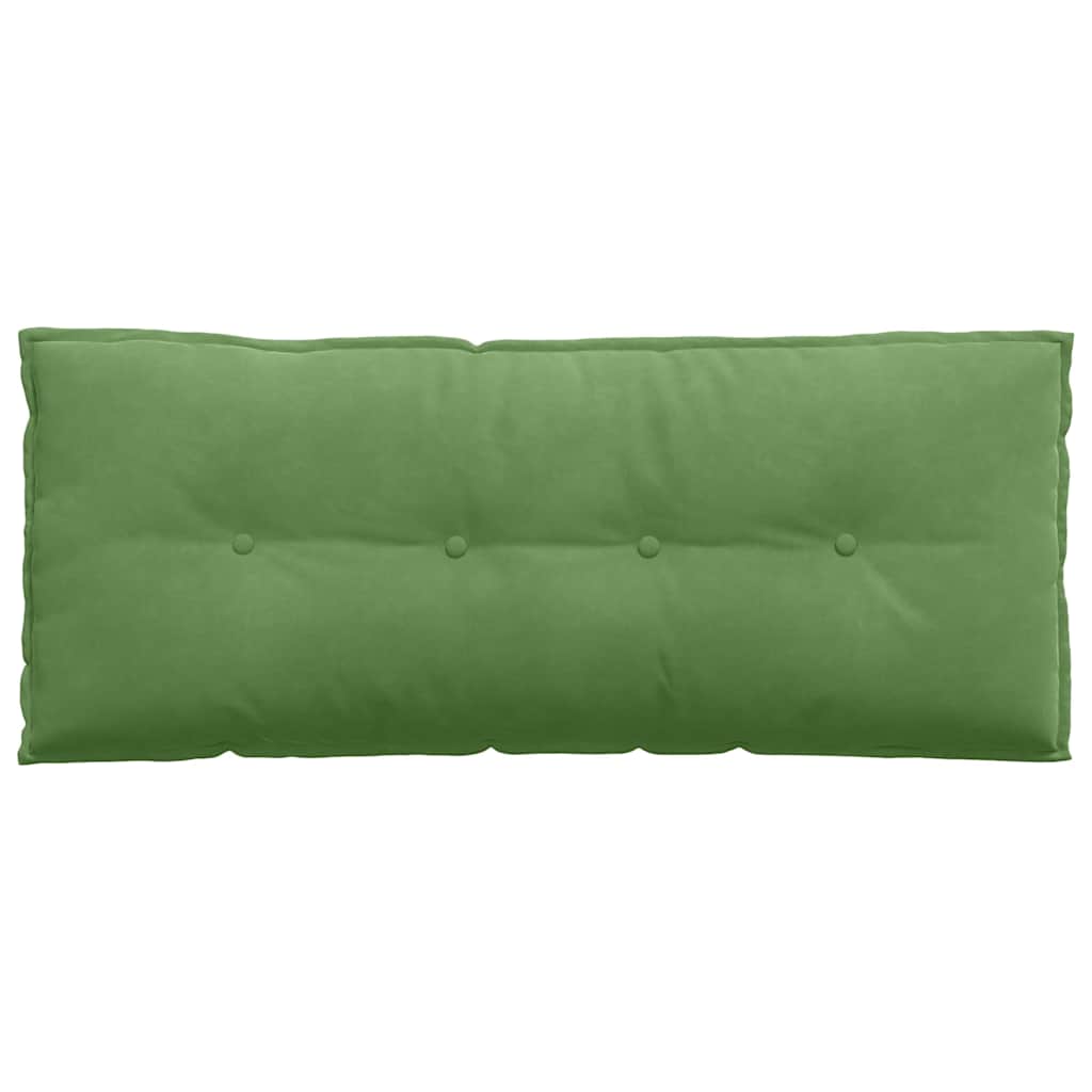 Cuscino per Schiena Verde chiaro 120 x 50 cm Tessuto in Cords 42014807