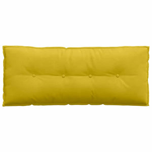 Cuscino per Schiena Giallo 120 x 50 cm Tessuto in Cords 42014811
