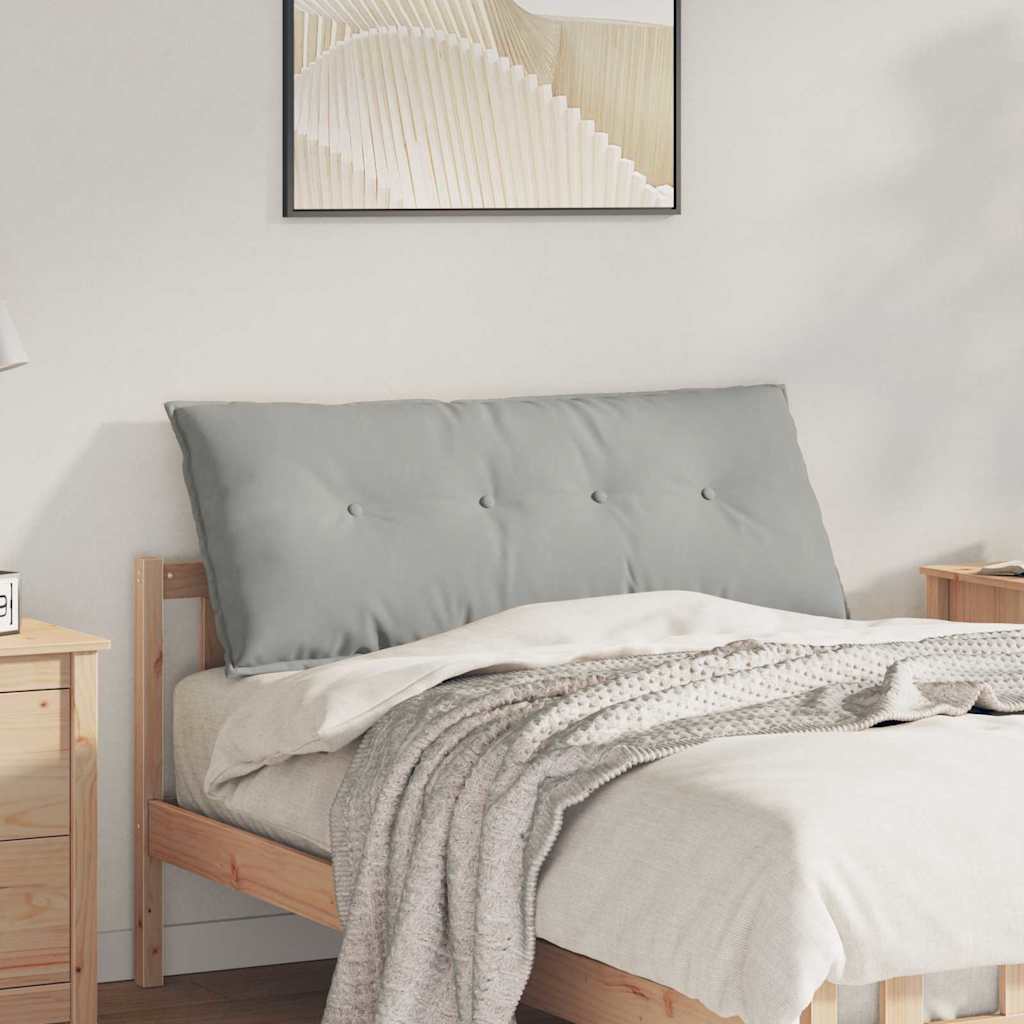 Cuscino per Schiena Grigio chiaro 120 x 50 cm 42014817