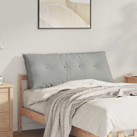 Cuscino per Schiena Grigio chiaro 120 x 50 cm 42014817