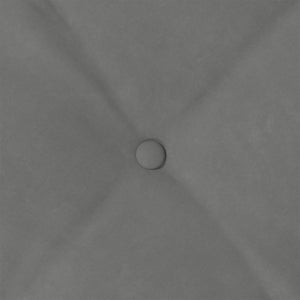 Cuscino per Schiena Grigio scuro 120 x 50 cm 42014818