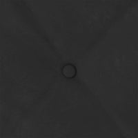 Cuscino per Schiena Nero 120 x 50 cm Tessuto in Microfibra 42014819