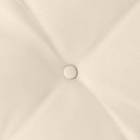 Cuscino per Schiena Beige 120 x 50 cm Tessuto in Microfibra 42014821