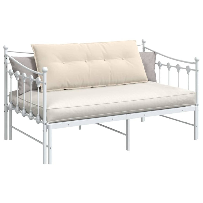 Cuscino per Schiena Beige 120 x 50 cm Tessuto in Microfibra 42014821