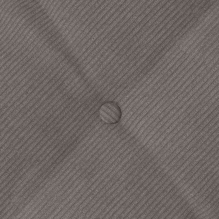 Cuscino per Schiena Grigio chiaro 120 x 50 cm Tessuto in Cords 42014822