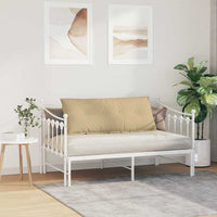 Cuscino per Schiena Grigio Verde 120 x 50 cm Tessuto in Cords 42014826