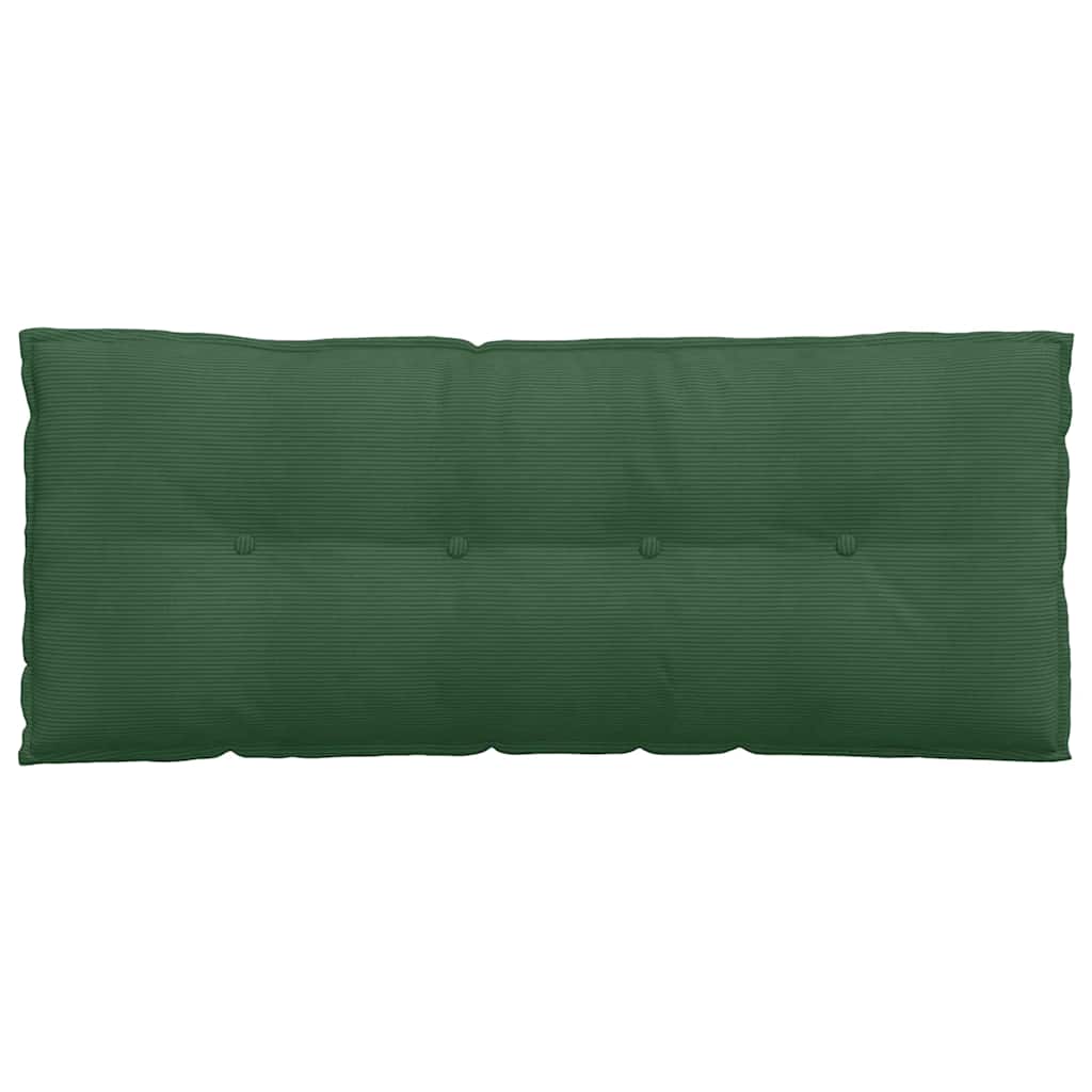 Cuscino per Schiena Verde Giungla 120 x 50 cm Tessuto in Cords 42014827