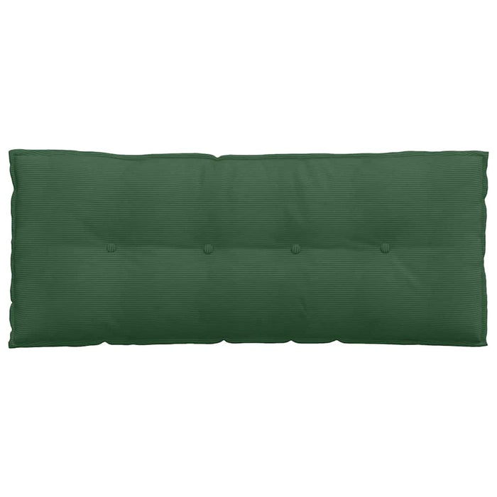 Cuscino per Schiena Verde Giungla 120 x 50 cm Tessuto in Cords 42014827