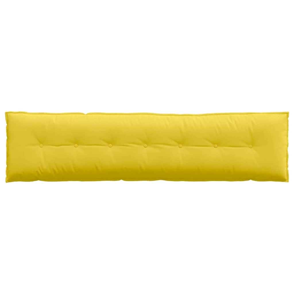 Cuscino per Schiena Giallo Chiaro 140 x 19 x 50 cm Tessuto 42014839