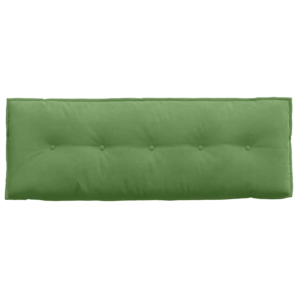 Cuscino per Schiena Verde chiaro 140 x 50 cm Tessuto in Cords 42014850