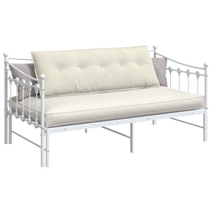 Cuscino per Schiena Crema 140 x 50 cm Tessuto in Cords 42014856