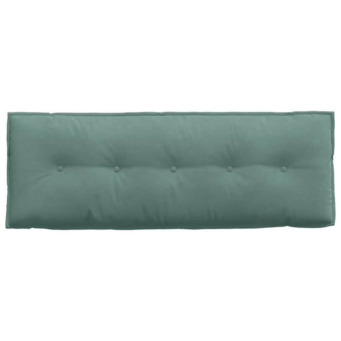 Cuscino per Schiena Verde Mare 140 x 50 cm Tessuto in Cords 42014857