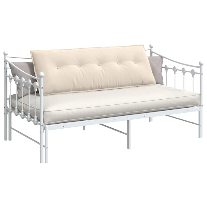 Cuscino per Schiena Beige 140 x 50 cm Tessuto in Microfibra 42014864