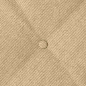 Cuscino per Schiena Grigio Verde 140 x 50 cm Tessuto in Cords 42014869