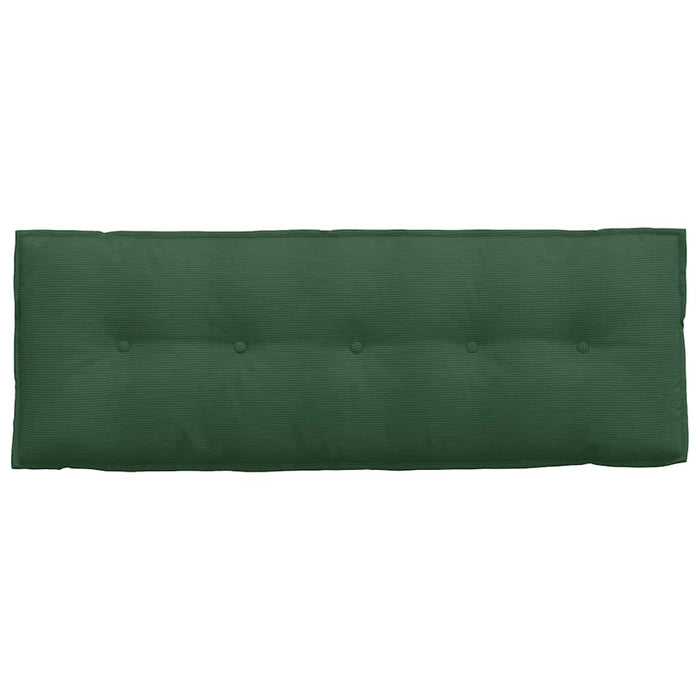 Cuscino per Schiena Verde Giungla 140 x 50 cm Tessuto in Cords 42014870