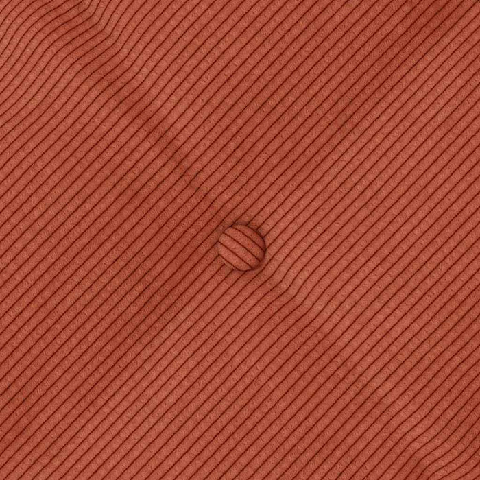 Cuscino per Schiena Rosso Arancio 140 x 50 cm Tessuto in Cords 42014872