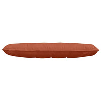 Cuscino per Schiena Rosso Arancio 140 x 50 cm Tessuto in Cords 42014872
