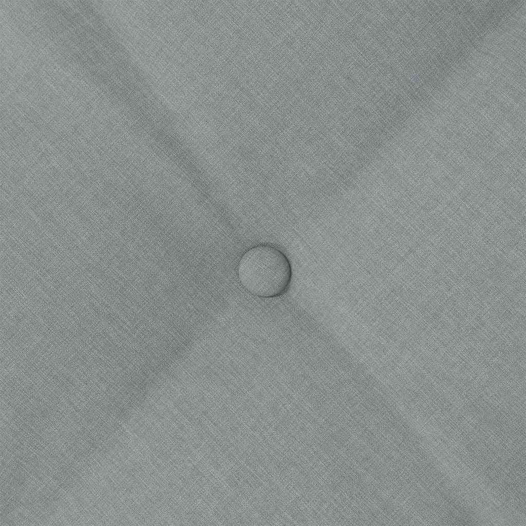 Cuscino per Schiena Grigio chiaro 160 x 19 x 50 cm Tessuto 42014873