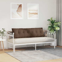 Cuscino per Schiena Marrone 160 x 19 x 50 cm Tessuto 42014877