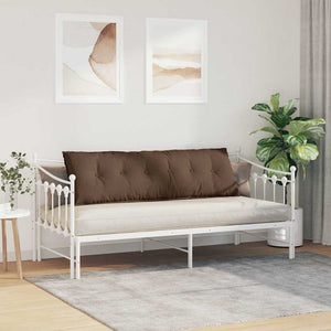 Cuscino per Schiena Marrone 160 x 19 x 50 cm Tessuto 42014877