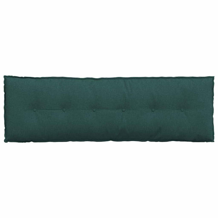 Cuscino per Schiena Verde Scuro 160 x 19 x 50 cm Tessuto 42014878