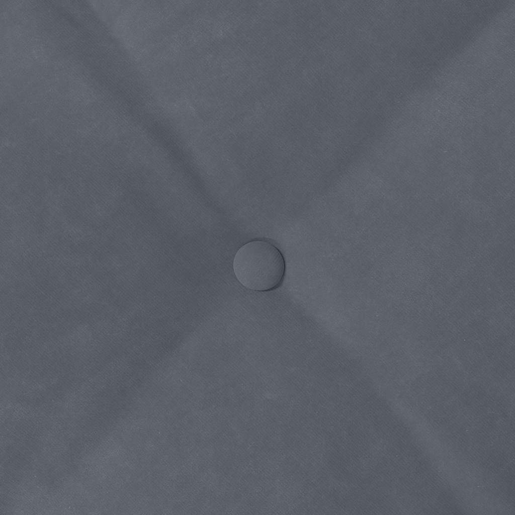 Cuscino per Schiena Grigio scuro 160 x 50 cm Tessuto in Cords 42014891