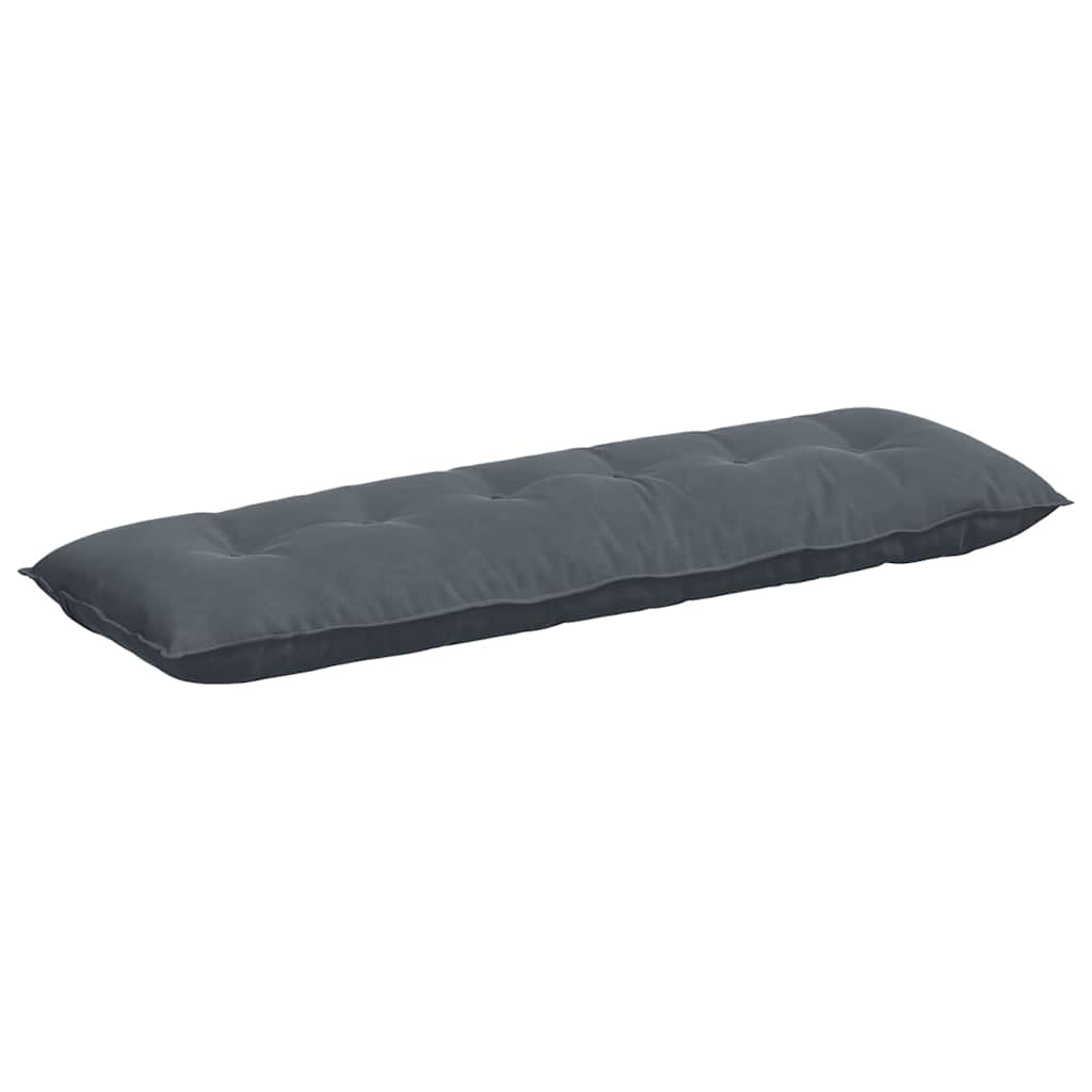 Cuscino per Schiena Grigio scuro 160 x 50 cm Tessuto in Cords 42014891