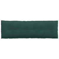 Cuscino per Schiena Verde Scuro 160 x 50 cm Tessuto in Cords 42014892