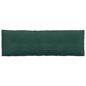 Cuscino per Schiena Verde Scuro 160 x 50 cm Tessuto in Cords 42014892
