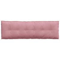 Cuscino per Schiena Rosa 160 x 50 cm Tessuto in Cords 42014894