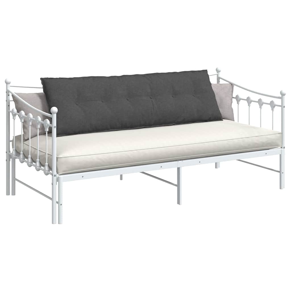 Cuscino per Schiena Grigio scuro 160 x 50 cm Tessuto in Cords 42014909