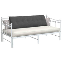 Cuscino per Schiena Grigio scuro 160 x 50 cm Tessuto in Cords 42014909