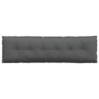 Cuscino per Schiena Grigio scuro 180 x 19 x 50 cm Tessuto 42014917