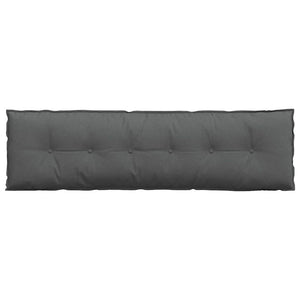 Cuscino per Schiena Grigio scuro 180 x 19 x 50 cm Tessuto 42014917