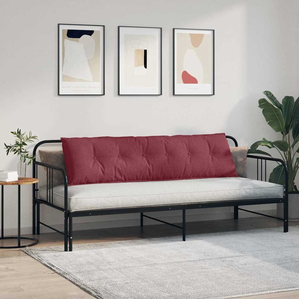 Cuscino per Schiena Rosso Vino 180 x 19 x 50 cm Tessuto 42014919