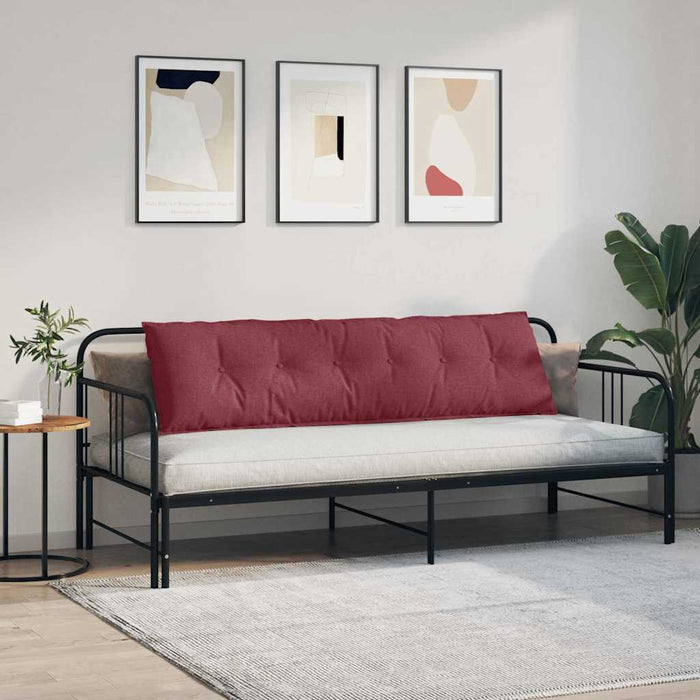 Cuscino per Schiena Rosso Vino 180 x 19 x 50 cm Tessuto 42014919