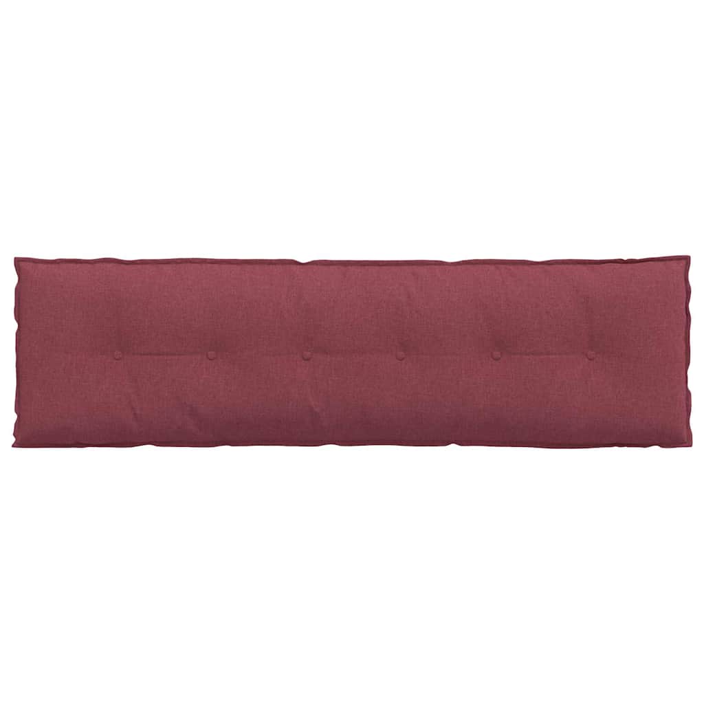 Cuscino per Schiena Rosso Vino 180 x 19 x 50 cm Tessuto 42014919