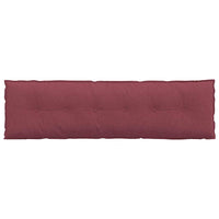 Cuscino per Schiena Rosso Vino 180 x 19 x 50 cm Tessuto 42014919