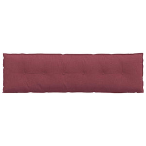 Cuscino per Schiena Rosso Vino 180 x 19 x 50 cm Tessuto 42014919