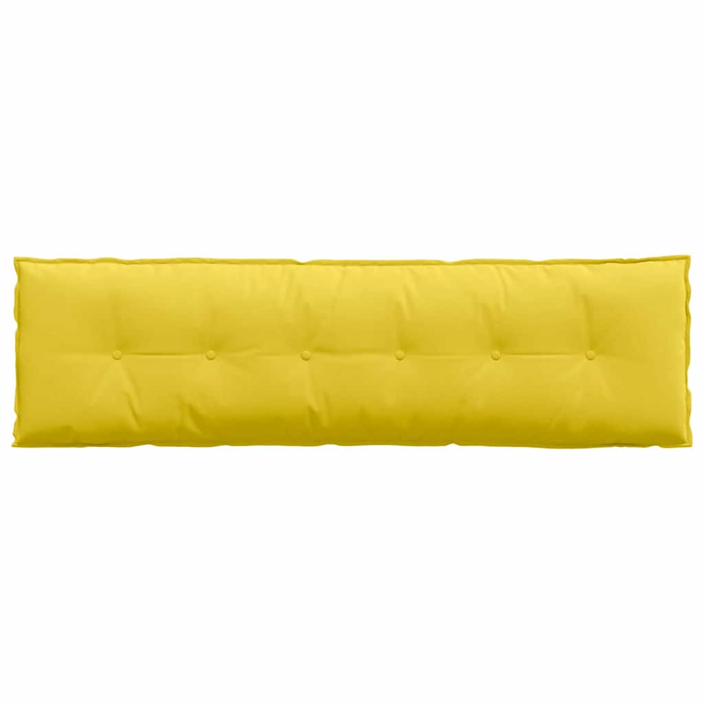 Cuscino per Schiena Giallo Chiaro 180 x 19 x 50 cm Tessuto 42014925