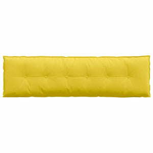 Cuscino per Schiena Giallo Chiaro 180 x 19 x 50 cm Tessuto 42014925