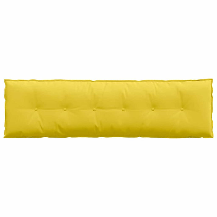 Cuscino per Schiena Giallo Chiaro 180 x 19 x 50 cm Tessuto 42014925