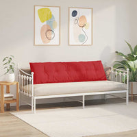 Cuscino per Schiena Rosso 180 x 19 x 50 cm Tessuto 42014928