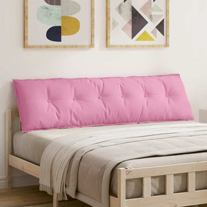 Cuscino per Schiena Rosa 180 x 19 x 50 cm Tessuto 42014931