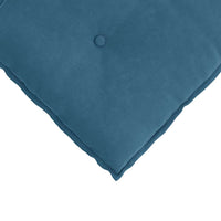 Cuscino per Schiena Blu 180 x 50 cm Tessuto in Cords 42014932