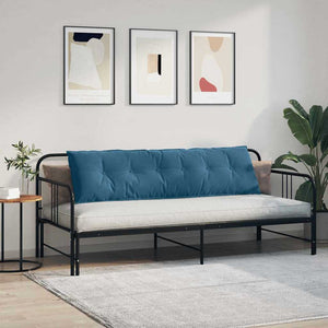 Cuscino per Schiena Blu 180 x 50 cm Tessuto in Cords 42014932